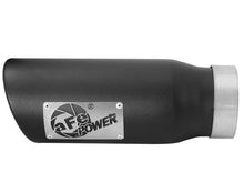 Cargar imagen en el visor de la galería, aFe MACHForce-XP 3.5in 409 Stainless Steel Exhaust Tip 3.5in x 4.5in Out x 12in L Clamp-On