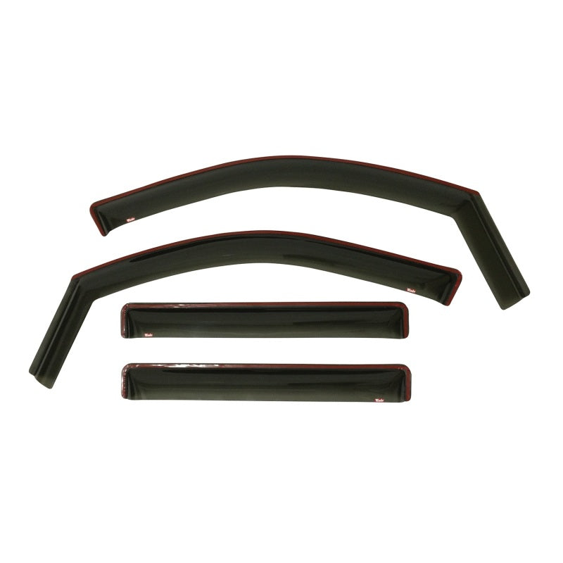 Westin 15-18 Chevy/GMC/Cadillac Tahoe/Yukon/Escalade Wade In-Channel Wind Deflector 4pc - Smoke