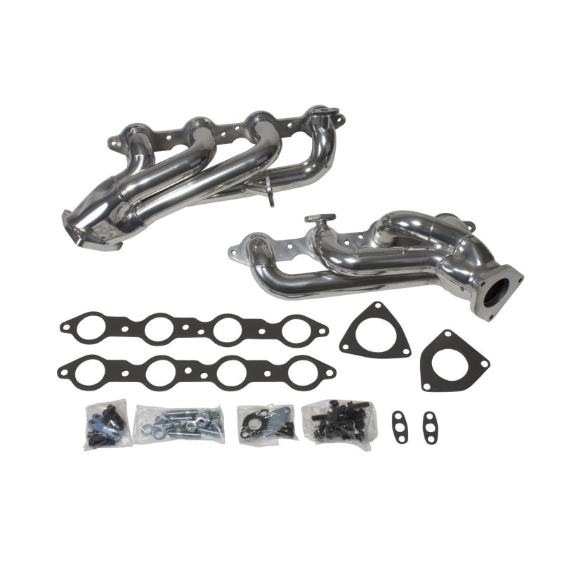 BBK 99-04 GM Truck SUV 4.8 5.3 Shorty Tuned Length Exhaust Headers - 1-3/4 Chrome