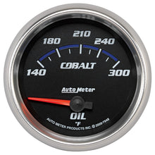 Laden Sie das Bild in den Galerie-Viewer, Autometer Cobalt 66.7mm 140-300 Degree F Electric Oil Temperature Gauge