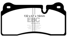 Carica l&#39;immagine nel visualizzatore di Gallery, EBC 08-17 Audi R8 4.2L/5.2L Yellowstuff Rear Brake Pads