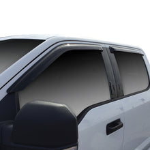 Carica l&#39;immagine nel visualizzatore di Gallery, Westin 2015-2018 Ford F-150 SuperCrew Wade Slim Wind Deflector 4pc - Smoke