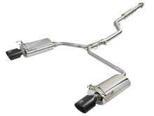 Carica l&#39;immagine nel visualizzatore di Gallery, aFe Takeda Exhaust 304SS Dual Cat-Back w/ Black Tips 13-17 Honda Accord LX/EX/EX-L Sedan L4 2.4L