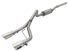 Laden Sie das Bild in den Galerie-Viewer, aFe Rebel Series CB 2.5in Dual Center Exit SS Exhaust w/ Polish Tip 07-15 Jeep Wrangler 3.6L/3.8L V6