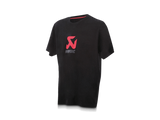 Akrapovic Mens Logo Black T-Shirt - Medium