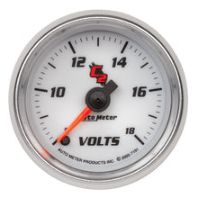 गैलरी व्यूवर में इमेज लोड करें, Autometer C2 52mm Electronic 8-18V Voltmeter Gauge