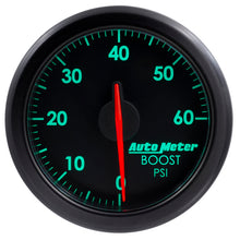 Carica l&#39;immagine nel visualizzatore di Gallery, Autometer Airdrive 2-1/6in Boost Gauge 0-60 PSI - Black