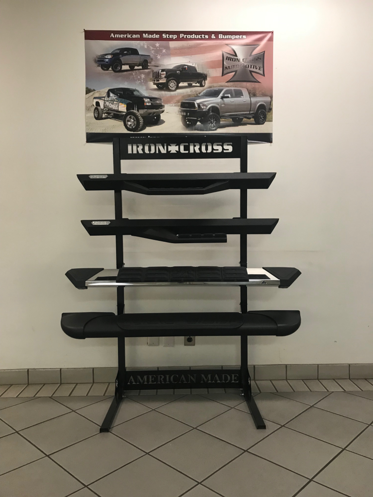 Iron Cross Mini Step Display - Rack Only