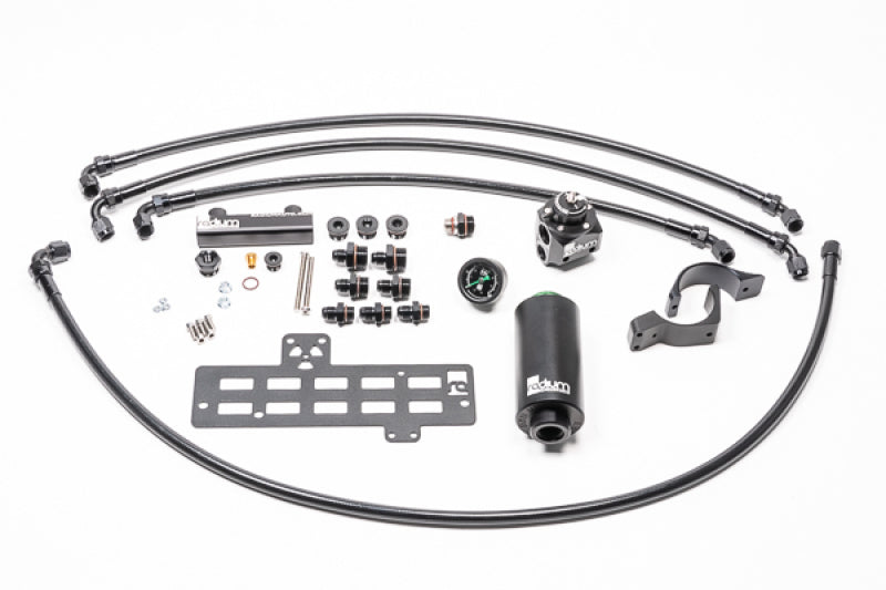 Radium Engineering Port Injection Kit Plumbing for Gallardo LP - Microglass