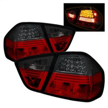 Load image into Gallery viewer, Spyder BMW E90 3-Series 06-08 4Dr LED Tail Lights Red Smoke ALT-YD-BE9006-LED-RS