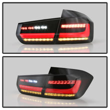 Load image into Gallery viewer, Spyder BMW 3 Series F30 2012-2018 Full LED Tail Lights (ALT-YD-BMWF3012-SEQ-BSM) - Black Smoke