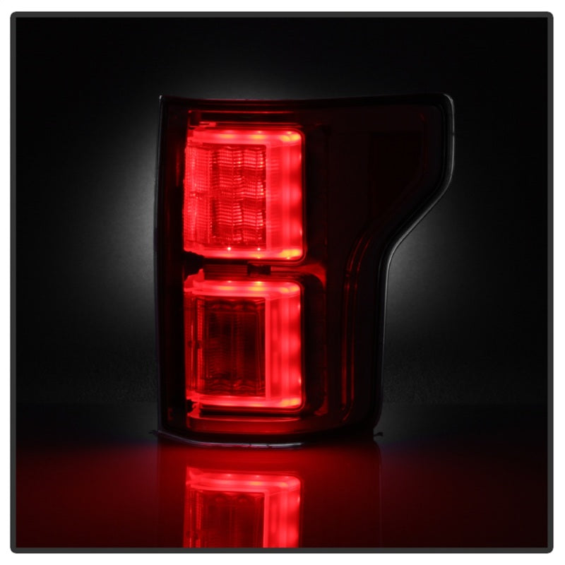 Spyder 18-19 Ford F-150 (w/Blind Spot Sensor) LED Tail Lights - Chrome (ALT-YD-FF15018-LED-C)