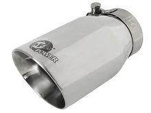 Cargar imagen en el visor de la galería, aFe MACH Force-Xp Universal 304 SS Single-Wall Clamp-On Exhaust Tip - Polished