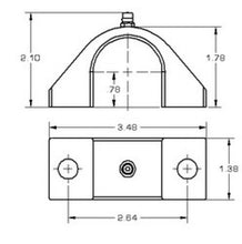 Cargar imagen en el visor de la galería, Hotchkis Style A 7/8in Heavy Duty Billet Sway Bar Bushing Brackets (Pack of 2)