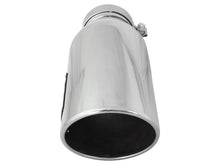 Load image into Gallery viewer, aFe MACH Force-XP 304 SS Single Wall Polished Exhaust Tip Pair 4in Inlet x 6in Outlet x 15in L