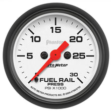 Charger l&#39;image dans la galerie, Autometer Phantom 2-1/16in 30K PSI Digital Stepper Motor Fuel Rail Pressure Gauge