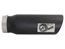 Cargar imagen en el visor de la galería, aFe Diesel Exhaust Tip Bolt On Black 4in Inlex x 5in Outlet x 15in