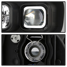 Load image into Gallery viewer, Spyder 07-14 Chevy Suburban/1500/2500/Tahoe V2 Projector Headlights All Blk PRO-YD-CSUB07V2-DRL-BKV2