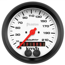 Carica l&#39;immagine nel visualizzatore di Gallery, Autometer Phantom 3-3/8in. 0-225KM/H (GPS) Speedometer Gauge