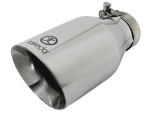 Cargar imagen en el visor de la galería, aFe Takeda 304 Stainless Steel Clamp-On Exhaust Tip 2.5in. Inlet / 4.5in. Outlet / 9in. L - Polished