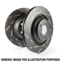 Laden Sie das Bild in den Galerie-Viewer, EBC 00-02 Ford Explorer Sport 4.0 4WD (Steel PisTons) USR Slotted Front Rotors