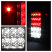 गैलरी व्यूवर में इमेज लोड करें, Spyder Jeep Wrangler 07-15 LED Tail Lights Red Clear ALT-YD-JWA07-LED-RC