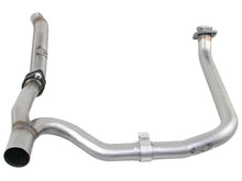 गैलरी व्यूवर में इमेज लोड करें, aFe Power Twisted Steel Loop Delete D/P &amp; Y-Pipe SS 2in/2.5in 12-14 Jeep Wrangler (JK) V6 3.6L