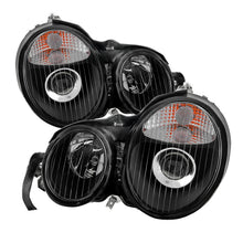 Load image into Gallery viewer, Xtune Mercedes Benz W210 E-Class 96-99 Projector Headlights Black PRO-CL-MW21095-BK