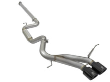 Carica l&#39;immagine nel visualizzatore di Gallery, aFe Takeda 3in SS Exhaust Cat-Back 13-16 Ford Focus ST 2.0L Black Tips