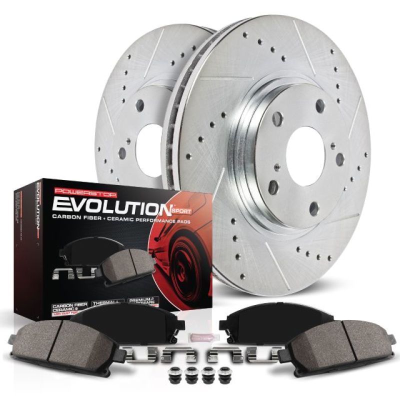 Power Stop 10-16 Hyundai Genesis Coupe Rear Z23 Evolution Sport Brake Kit