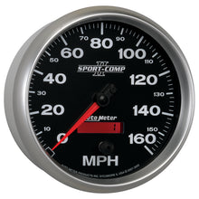 Laden Sie das Bild in den Galerie-Viewer, Autometer Sport-Comp II 5 inch 0-160MPH Electronic Programmable Speedometer