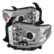 Cargar imagen en el visor de la galería, Spyder Toyota Tundra 2014-2016 Projector Headlights Light Bar DRL Chrome PRO-YD-TTU14-DRL-C