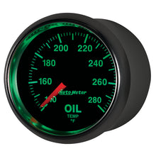 Laden Sie das Bild in den Galerie-Viewer, Autometer GS Series 2-1/16in Oil Temperature Gauge 140-280 Degrees Electric Full Sweep