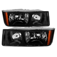 Carica l&#39;immagine nel visualizzatore di Gallery, Xtune Chevy Avalanche w/ Body Cladding Only 02-06 OEM Headlights - OEM (Black) HD-JH-CAVA02-AM-BK