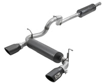 Carica l&#39;immagine nel visualizzatore di Gallery, aFe Rebel Series 2.5in 304 SS Cat-Back Exhaust w/ Black Tips 2018+ Jeep Wrangler (JL) V6 3.6L