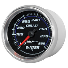 Carica l&#39;immagine nel visualizzatore di Gallery, Autometer Cobalt 66.7mm 140-280 degree F. Water Temprature  Gauge