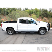 Laden Sie das Bild in den Galerie-Viewer, Westin 2019 Chevrolet Silverado/Sierra 1500 (5.5ft) Drop Wheel to Wheel Nerf Step Bars - Txt Black