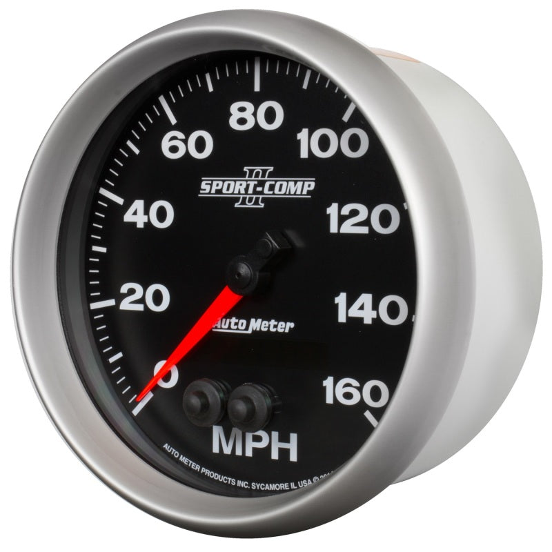 Autometer Sport-Comp II 5in 0-140MPH In-Dash Electronic GPS Programmable Speedometer