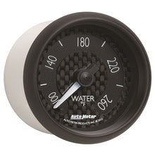 Cargar imagen en el visor de la galería, Autometer GT Series 52mm Full Sweep Electronic 100-260 Deg F Water Temperature Gauge