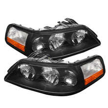 Load image into Gallery viewer, Xtune Lincoln Town Car 05-11 Crystal Headlights Black HD-JH-LTC05-AM-BK