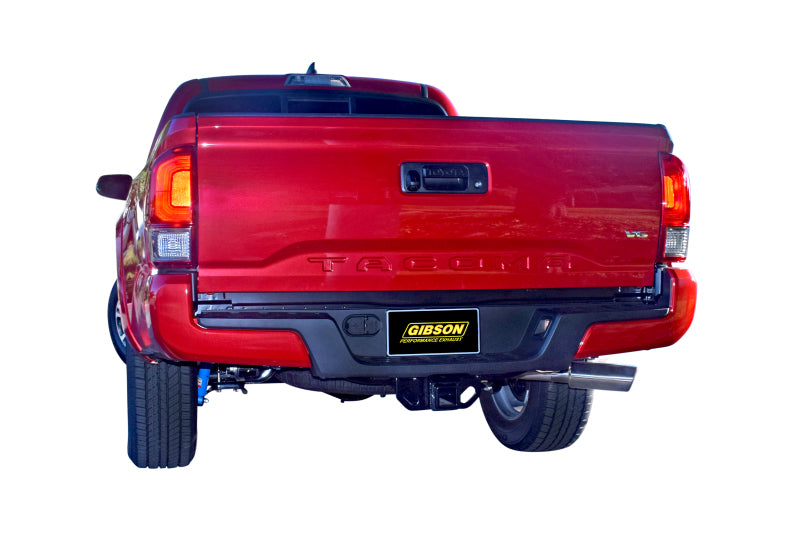 Gibson 16-19 Toyota Tacoma TRD Sport 3.5L 2.5in Cat-Back Single Exhaust - Stainless