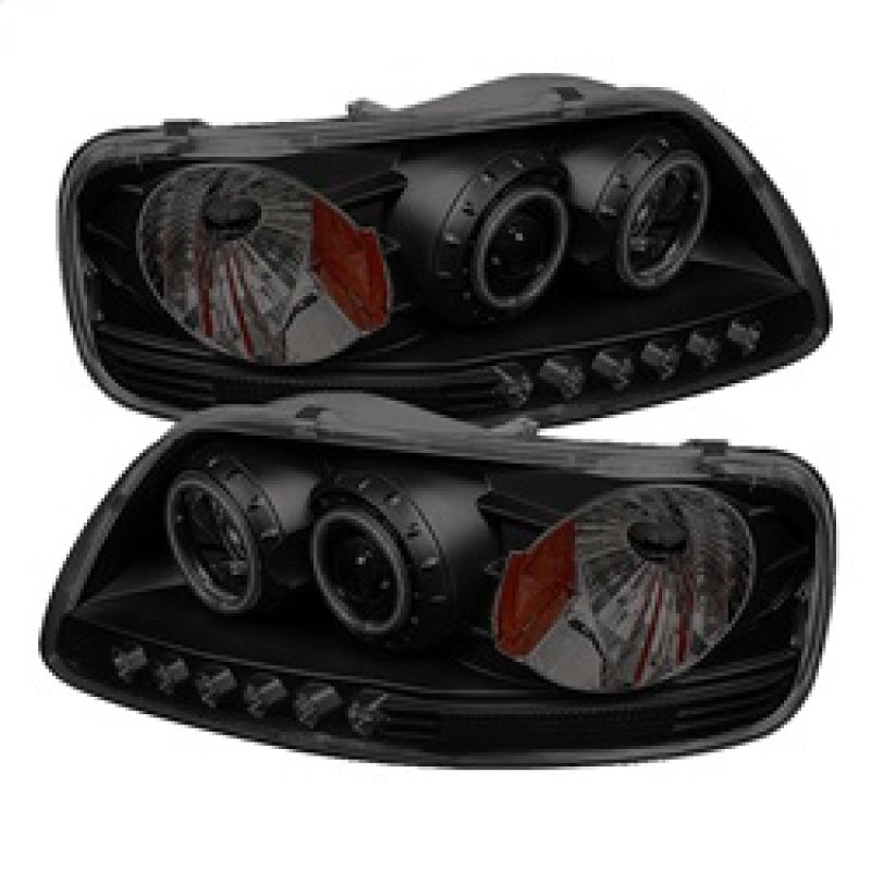 Spyder Ford F150 97-03 - CCFLHalo LED Black Smoke PRO-YD-FF15097-1P-CCFL-BSM