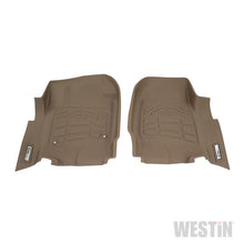 गैलरी व्यूवर में इमेज लोड करें, Westin 2017-2018 Ford Super Duty Regular/Super/Crew Cab Wade Sure-Fit Floor Liners Front - Tan