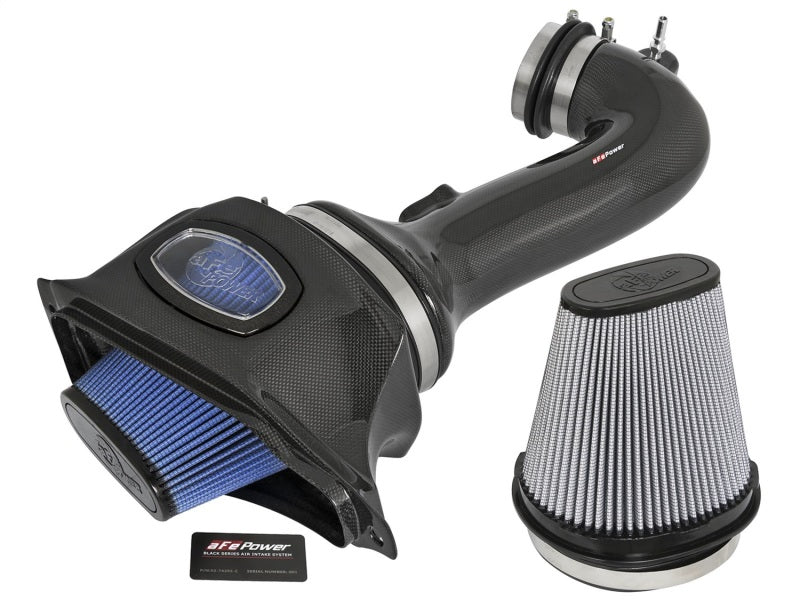 aFe Momentum Carbon Fiber Cold Air Intake System PDS/P5R 15-16 Chevrolet Corvette Z06 V8-6.2L