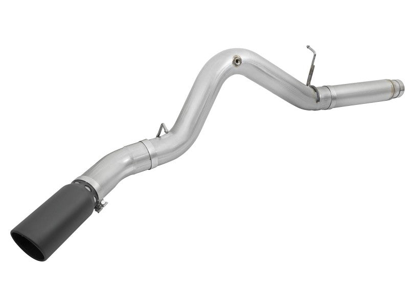 aFe Atlas Exhaust 5in DPF-Back Aluminized Steel w/ Black Tips 16-17 GM Diesel Truck V8-6.6L (td)