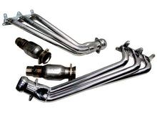 Charger l&#39;image dans la galerie, BBK 10-11 Camaro V6 Long Tube Exhaust Headers With Converters - 1-5/8 Chrome