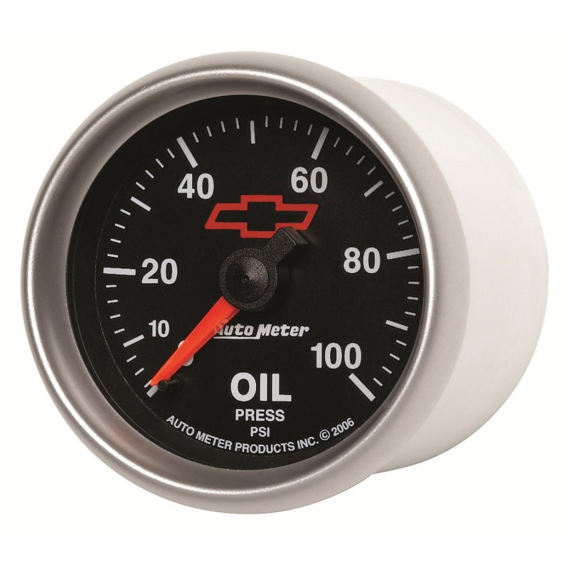 Autometer Sport-Comp II GM 52mm 0-100 PSI Mechanical Oil Pressure Gauge