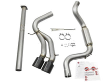 Carica l&#39;immagine nel visualizzatore di Gallery, aFe Takeda 3in SS Exhaust Cat-Back 13-16 Ford Focus ST 2.0L Black Tips