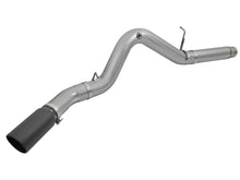 Carica l&#39;immagine nel visualizzatore di Gallery, aFe LARGE Bore HD 5in Exhausts DPF-Back SS w/ Black Tips 16-17 GM Diesel Truck V8-6.6L (td) LML/L5P