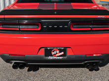 Cargar imagen en el visor de la galería, aFe MACH Force-Xp 2-1/2in 304 SS Cat-Back Exhaust 15-21 Dodge Challenger V6-3.6L - Quad Black Tip